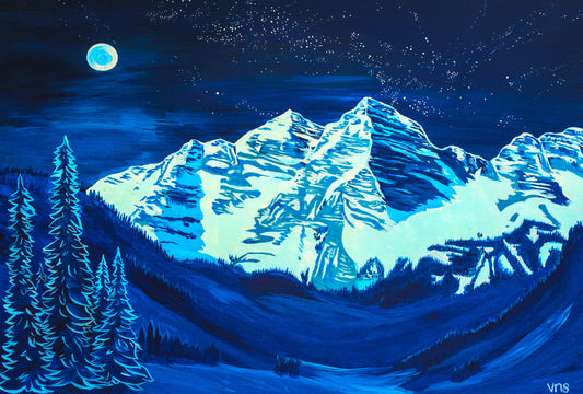 "Moon Over the Bells" Original Painting